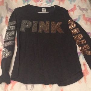 Vs pink sequin shirt